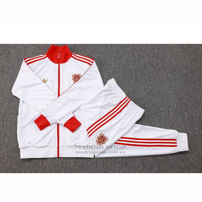 Chandal de Chaqueta del Bayern Munich 125 Aniversario Nino 2025-2026 Blanco